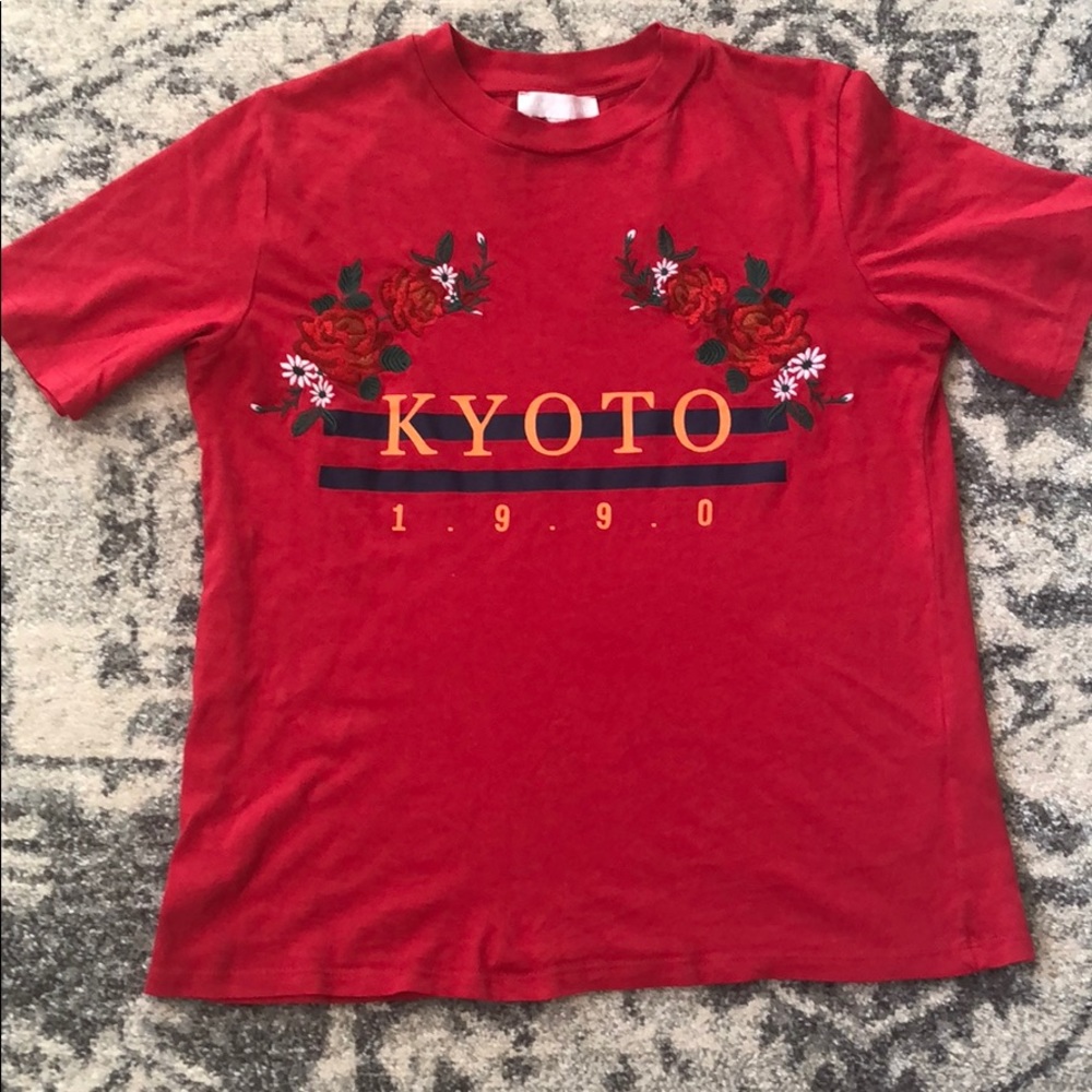 KYOTO Urban Outfitters graphic tee T-shirt top S